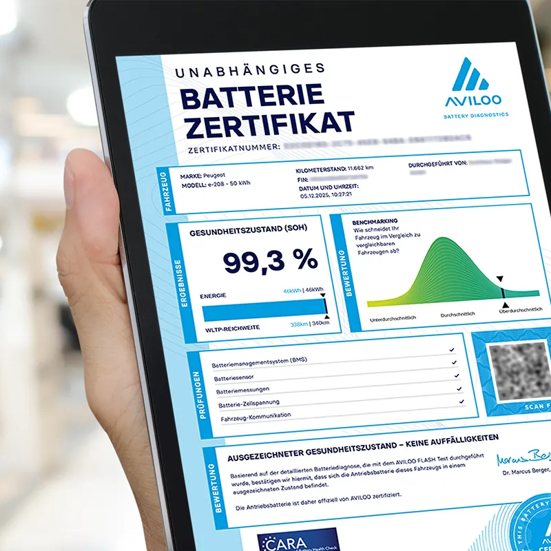 Batterietest für E-Autos
